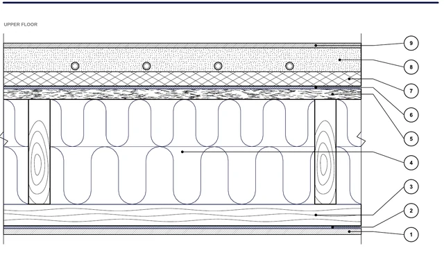 CAD detail ISO-PLA-01: Timber intermediate floor