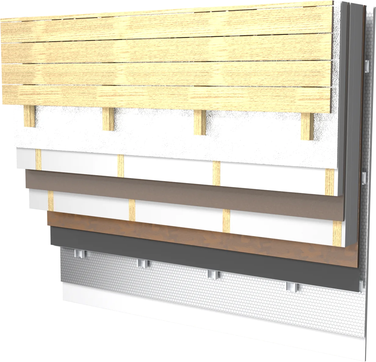 Rendering 3D: la facciata ventilata