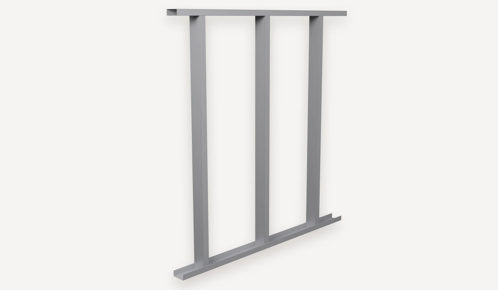 Installation on metal profiles, step 2: the studs